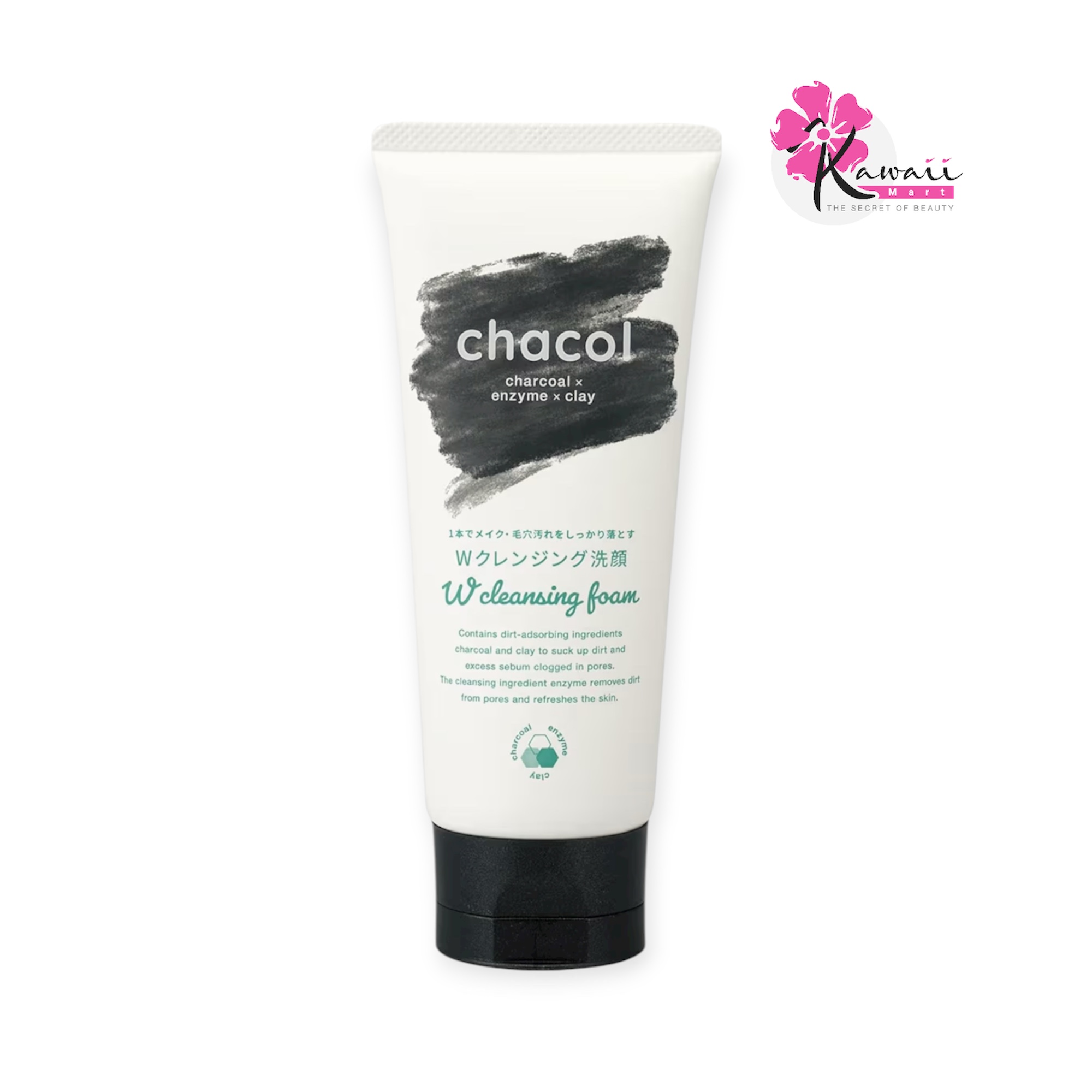 Chacol Charcoal & Enzyme WCL Facial Cleansing Foam,  (130 g)